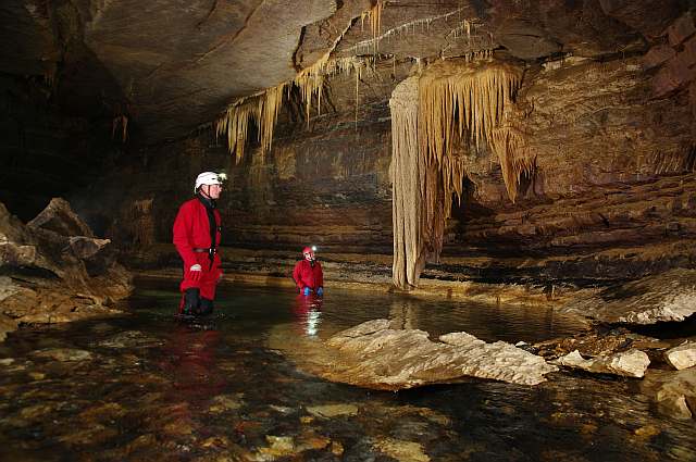 Die Mühlbachquellhöhle; Foto: KGM